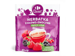 Ceai de fructe de padure si plante 80g Carrefour Classic