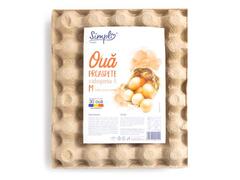 Oua albe Simpl categoria M, cod 2, 30 bucati