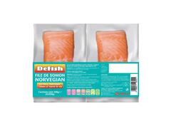 DeFish File somon norvegian cu piele congelat 2x200g