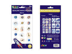 Abtibilduri imitatie sigiliu, Avenir, Natural Creation, Spatiu, 18 bucati