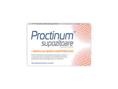 Proctinum supozitoare cu acid hialuronic pentru hemoroizi, 10..
