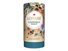 Amestec de ceai verde, petale de flori si fructe Lovare Cleopatra's Night, 80 g