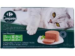 Hrana umeda pentru pisici Carrefour Companino 4X85g