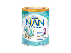 Nan 2 Optipro Formula lapte de continuare Premium, +6 luni, 400 g Nestle