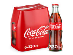 Coca-Cola Gust Original 6X0.33L Sticla Nereturnabila