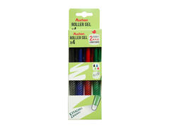 Set 4 rollere cu gel Auchan, culori asortate