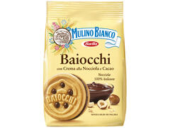 Biscuiti cu crema de alune si cacao Baiocchi, Mulino Bianco, 260g