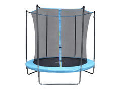 Trambulina cu plasa de siguranta Top Life, 244 cm, Multicolor