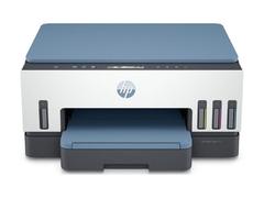 Multifunctional inkjet color HP Smart Tank 725 All-in-One, CISS, Wireless, Duplex, A4 (Alb/Albastru)