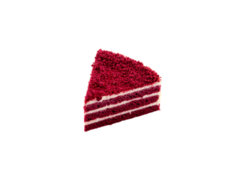 Felie Tort Red Velvet cu lime 120g