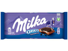 Milka ciocolata cu OREO sandwich 92 g