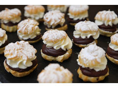 Mini choux a la creme 100g