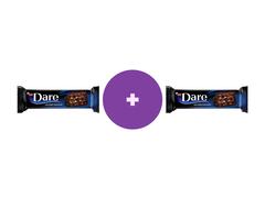 Dare Baton de ciocolata neagra si napolitana 50g, Al 2-lea -40%