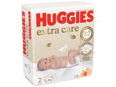 Scutece Huggies Extra Care marimea 2, 3-6 kg, 24 buc