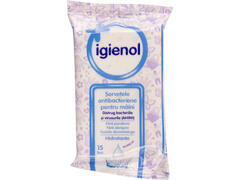 Igienol Servetele antibacteriene Hidratante pentru maini 15 buc