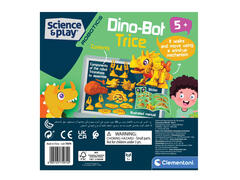 Kit de constructie, Clementoni, Science and Play, Robotul Dino Triceratops