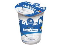 Iaurt 1.5 % Grasime 400G Carrefour Clasic
