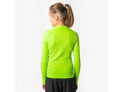 Bluză de fotbal termică, fără cusături, cu mânecă lungă, Keepdry Galben Copiiundefined