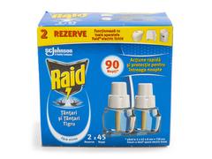 Raid Liquid Electric Rezerva Dubla Tantari 90 Nopti - 90 de nopti la pret de 60  2 x  27 ML