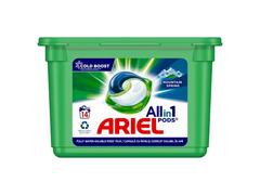 Detergent automat Ariel All in 1 Pods Mountain Spring Cold Boost Technology 14 capsule