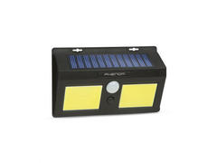 Reflector solar cu senzor de miscare pentru perete si 3 LED-uri COB rotative Phenom