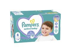 Scutece Pampers Active Baby Mega Box, Marimea 6, 13 -18 kg, 96 buc