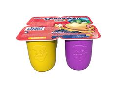Danonino Branzica de vaci pentru copii cu piure de Afine si Banane 4x50g