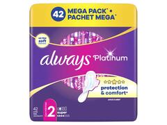 Absorbante Always Platinum Super Mega Pack, 42 Buc