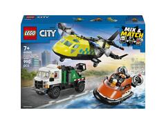 Lego City Avion, Autospeciala De Service Si Aeroglisor In Versiuni Adaptate