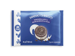 Inghetata Sandwich Biscuiti Lapte Cacao 80ML