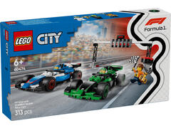 LEGO City Grila de start F1 cu masini de curse VCARB si Sauber 60474