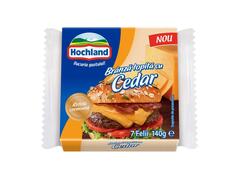 Branza topita cu cedar Hochland, felii, 140 g