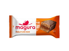 Prajitura cu crema de rom & glazura de cacao Magura 35g