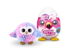 Jucarie de plus surpriza Pets Alive Chirpy Birds, Multicolor