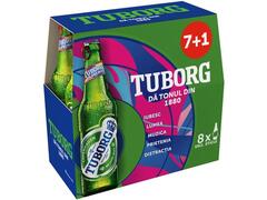 Tuborg Bere Blonda Sticla (7+1) x0.33L