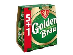 Bere Blonda Golden Brau Sticla 6X330ML (5+1)