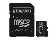 Card de memorie MicroSD Kingston Canvas Select Plus, 512GB, UHS-I, Class 10 + Adaptor SD