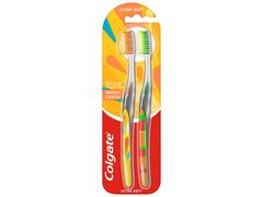 Pachet: 2 x Periuta de dinti Colgate Slim Soft Avanced Design Edition, cu peri foarte moi si varfuri subtiri