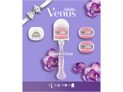 Set pentru cadou Gillette Venus Comfort Glide Breeze: aparat de ras, 1 bucata + lame de ras 3 bucati