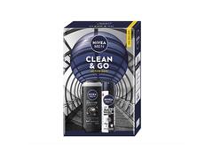 Nivea Men clean&go deo spray 150ml + gel de dus 250m