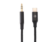 Cablu audio Tellur USB-C - Jack 3.5mm, DAC 1m, Negru