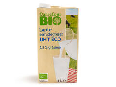 Lapte eco UHT 1,5%grasime Carrefour Bio 1L