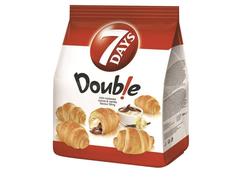 7Days Mini croissant double cu crema cu cacao & crema cu aroma de vanilie 60g