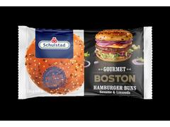 Chifle hamburger cu seminte de in si susan Boston 4x324g