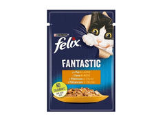 HRANA UMEDA CU PUI PISICI FELIX FANTASTIC 85G
