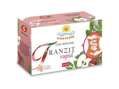 Ceai Natural Tranzit Rapid, Fares, 20 pliculete cu snur, 30g