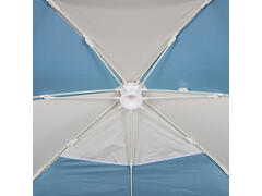 Adăpost de plajă compact 3 locuri UPF 50+ diametru 180cm Iwiko Gri-Bej