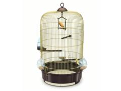 Colivie pentru pasari Luna Clopot 40x65cm Aurie/Antracit