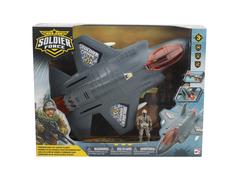 Set de joaca Soldier Force, Avion de lupta cu soldat