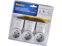 Set 3 prize cu telecomanda Benko, distanta 30 m, 2300 W